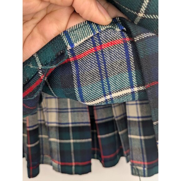 Vintage Triminghams Bermuda Skirt Women Size S Tartan Plaid Kilts Dark Academia - Picture 3 of 11